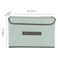 thumbnail image 4 of Organizers and Storage Foldable Storage Box With Lid 2pcs (large + Small) Fabric Storage Box With Lid, Closet Storage Box, Room Organization, Office Storage, Toy Storage Storage Bins On Clearance, 4 of 6