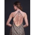 thumbnail image 2 of Bimba Floral Causal Long Backless Halter NeckDressWomen Printed BeachDress-Small, 2 of 6