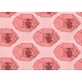 thumbnail image 1 of Ahgly Company Machine Washable Indoor Rectangle Transitional Pink Area Rugs, 6' x 9', 1 of 7