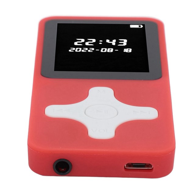 Portable HiFi Music Player, Voice Recorder Electronic Book Lossless 5.0 MP3 Player Small for Sports White,Red,Blue,Dark Blue