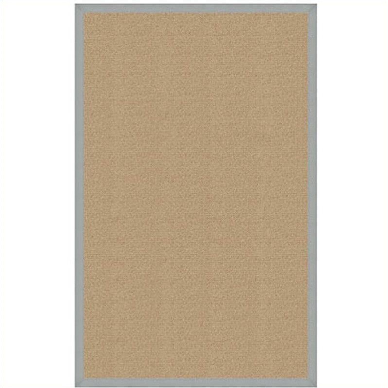 Tapis de couloir Athena sisal et bleu glacier 2 pi 6 po x 12