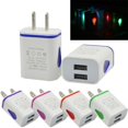 thumbnail image 4 of Electronicheart 2A Quick Charging Dual USB Ports LED Poratble Universal Phone Home Office Charger US Plug, 4 of 9