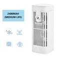 thumbnail image 1 of B Usb Rechargeable Desktop Air Cooler Spray Humidification 2400Mah Battery Misting Fan With Night Light For Room Office Personal Use #z444B, 1 of 7