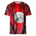 thumbnail image 4 of Styesk T-Shirts pour Homme Décontractés Mode Col Rond Chandail Imprimé T-Shirt Manches Courtes Hauts, 4 of 5