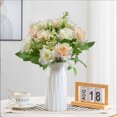 thumbnail image 1 of Meitianfacai High-end Artificial Flowers Diamond Rose Artificial Flowers 5 Forks 10 Mini Roses Home Decoration Plastic Flowers, 1 of 6