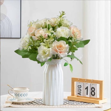Meitianfacai High-end Artificial Flowers Diamond Rose Artificial Flowers 5 Forks 10 Mini Roses Home Decoration Plastic Flowers