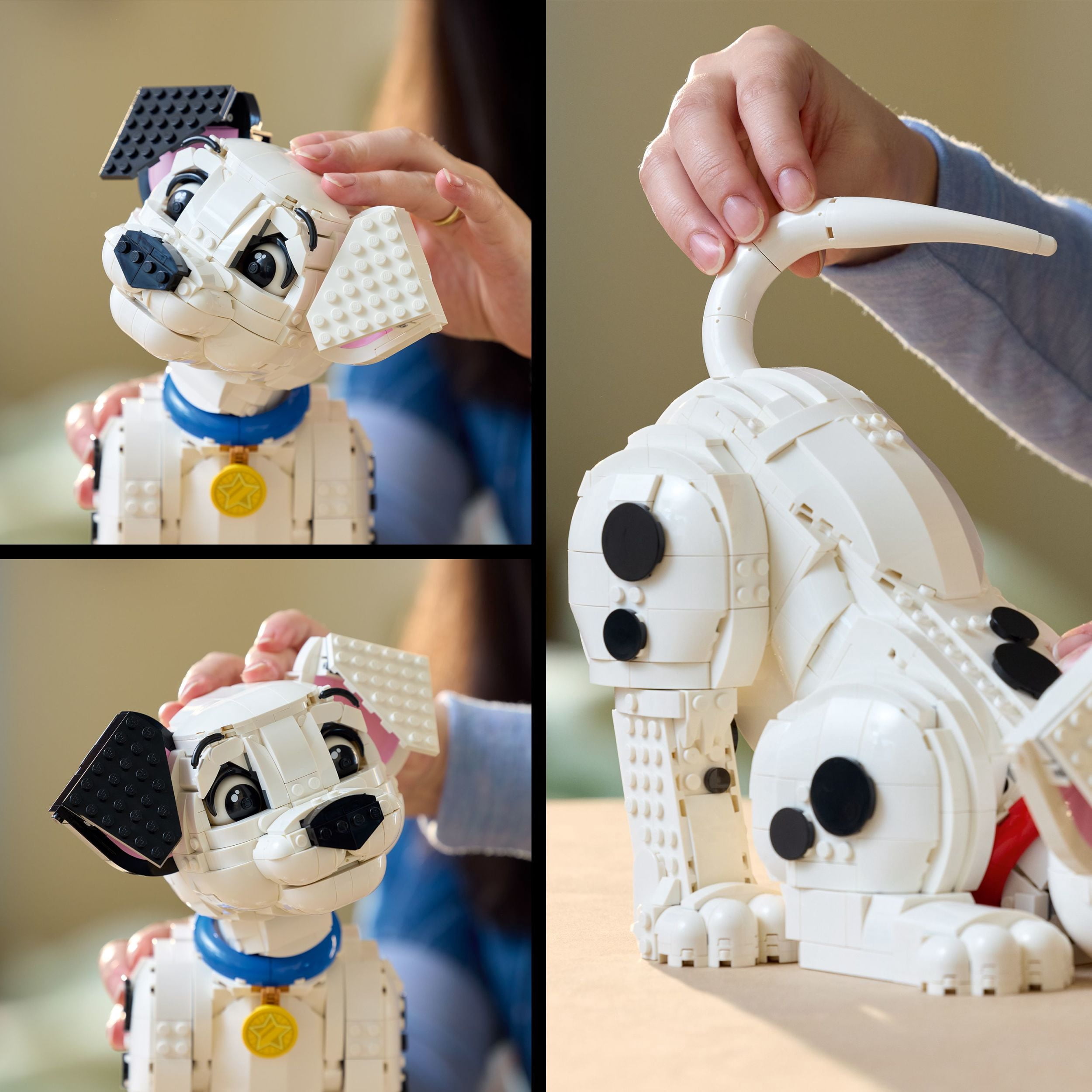 LEGO Disney 101 Dalmatians Puppy Building Set for Adults - Collectible DIY Kit for Movie Fans 18+ - Build Patch, Penny, Rolly or a Custom Pup - Gift Idea for Dog Lovers and Craft Enthusiasts - 43269