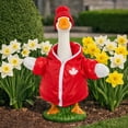 thumbnail image 2 of Mainstays Porch Goose in Jacket Garden Statue, 2 of 6