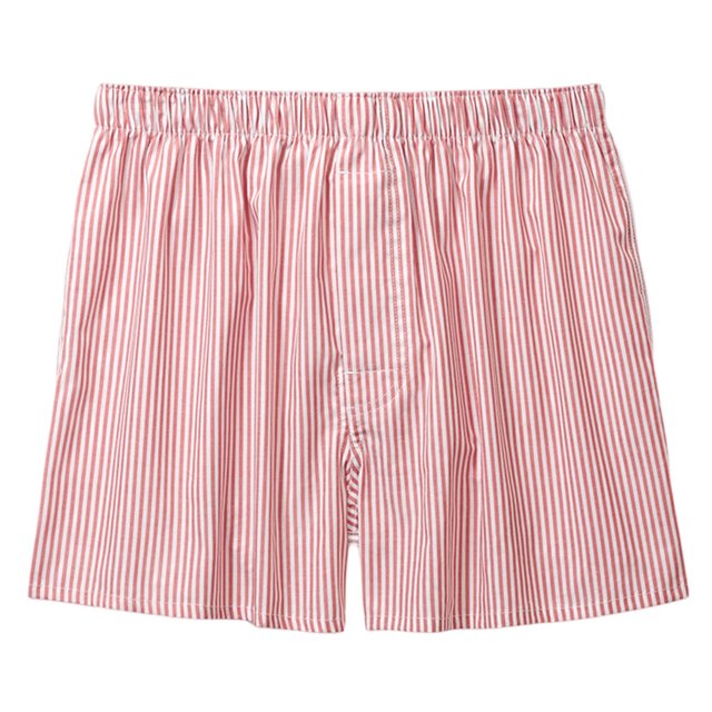 Ediodpoh sous-Vêtements pour Hommes Coupe Ample Pur Vêtements de Nuit à la Maison Angle Plat Respirant Grands Shorts sous-Vêtements pour Hommes Rouge TG