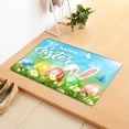 thumbnail image 4 of Easter Day Door Mat - Durable Front Door Mat - Bath Rug Super Absorbent Quick Dry - Rubber Backing Non Slip Washable Bathroom Floor Mats -Green 16x24 IN, 4 of 8