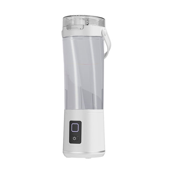 White Handheld Juicer Usb Rechargeable 600 Ml Capacity For Blending Vegetables Ice Portable For Home Travel White Color