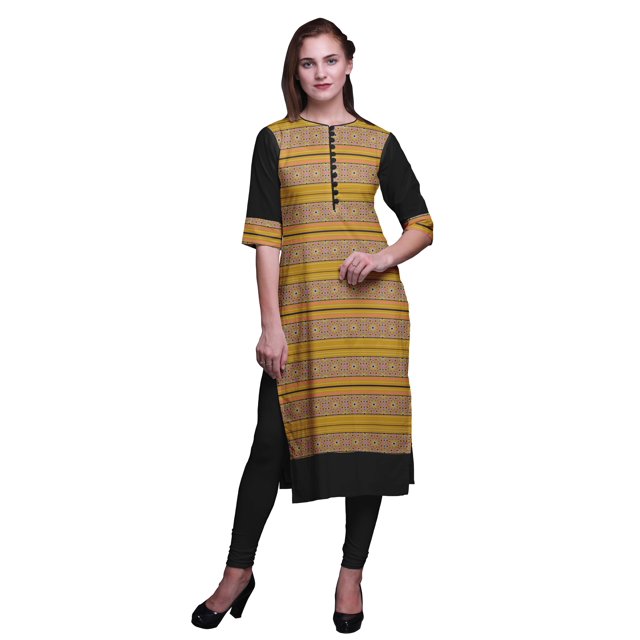 Bimba PrintedKurtiSummer Wear Kurta Straight Tunic Dresses For Women
