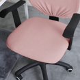 thumbnail image 4 of ORUYROP Housse de Chaise de Bureau Rose Résistante à l'Eau Extensible Jacquard Élastique Housses 2 Pcs pour Chaise d'Ordinateur de Bureau Housse Extensible, 4 of 7