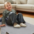 thumbnail image 3 of Portable Travel Cot for Toddlers with Storage Pouch— Aerated Bed for In-Flight Comfort Slim 31x17 Inches Lightweight Aluminum Frame Versatile Portable Travel, 3 of 3