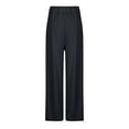 thumbnail image 4 of LSLJS Pantalon Grand à Taille Élastique avec Poches pour Femmes Printemps et Couleur Unie, 4 of 7