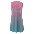 thumbnail image 4 of Besolor Robe à Paillettes pour Femmes 2024 Tendance à Encolure Goutte d'Eau Robe d'Été Scintillante Ligne A Fluide Plage Fête Mini Robes d'Été, 4 of 5