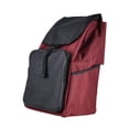 thumbnail image 2 of yuksok Sac Chariot Pliable Oxford 51x33x22cm Léger Réutilisable Accessoire Portable Imperméable pour Maison Bureau Résistant à l'Usure, Rouge Noir, 2 of 9