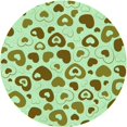 thumbnail image 1 of Ahgly Company Tapis d'Intérieur Lavable en Machine Carré Vert Pâle, 3 Pieds Carré, 1 of 7