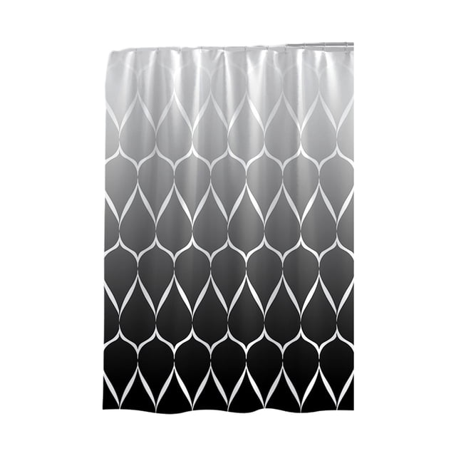 maskred Rideau de Douche de Salle de Bain Confortable - Expérience de Douche Relaxante Rideau de Douche Moderne Élégant Rideaux de Bain Imperméables Agilité Progressive 300 * 200 cm