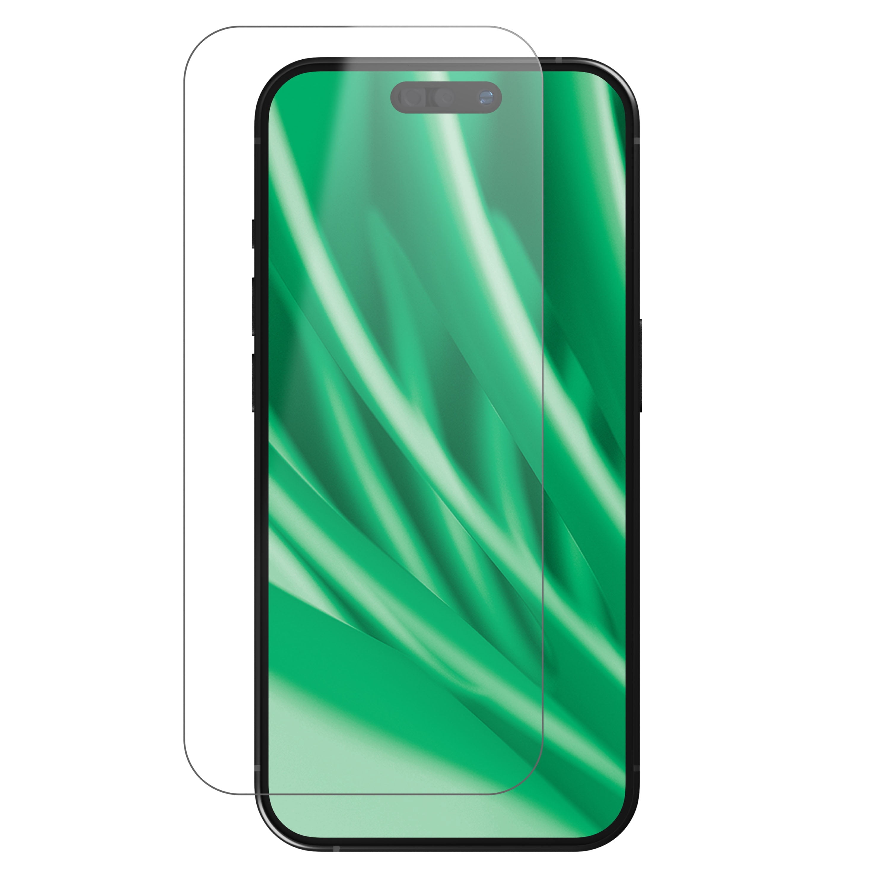 onn Corning Glass Screen Protector for iPhone® 17, Made with Durable Glass by Corning™ for Ultimate Drop & Scratch Protection, Includes Advanced Easy Application Tray