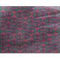 thumbnail image 4 of oneOone Georgette Viscose Fabric Leaves & Floral Block Decor Fabric Printed BTY 42 Inch Wide, 4 of 4