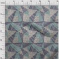 thumbnail image 3 of oneOone Cotton Cambric Dusty Gray Fabric Abstracts Craft Projects Decor Fabric Printed By The Yard 56 Inch Wide, 3 of 5