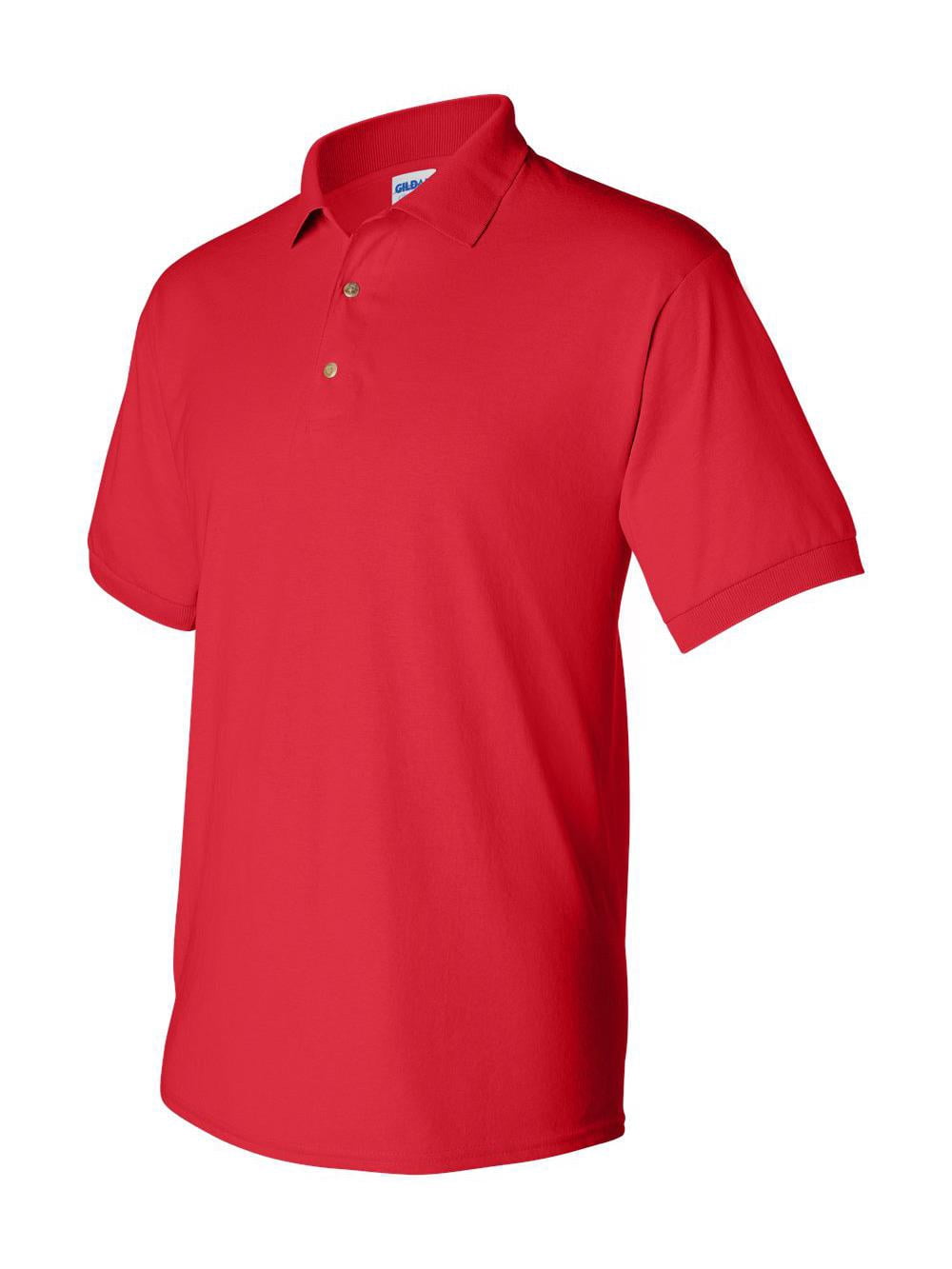 Gildan - DryBlend Jersey Polo - 8800 - Red - Size: S