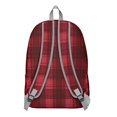 thumbnail image 4 of Buffalo Plaid Print Backpack, Classic Red and Black Checkered Daypack with Rustic Farmhouse Plaid Aesthetic for Daily Use, 4 of 4