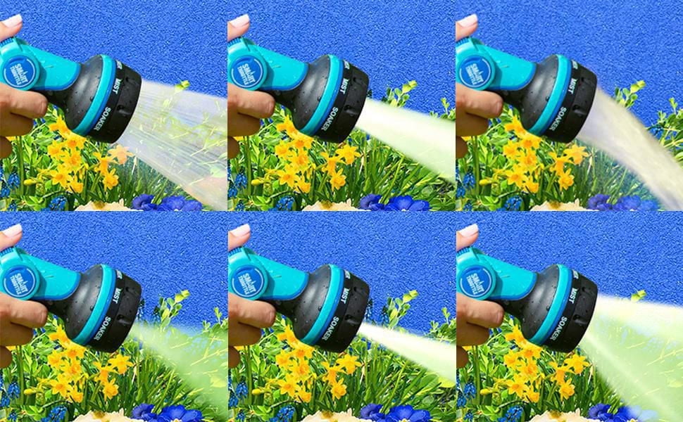 Pistolet darrosage multifonction en métal réglable, indestructible et à buse intelligente