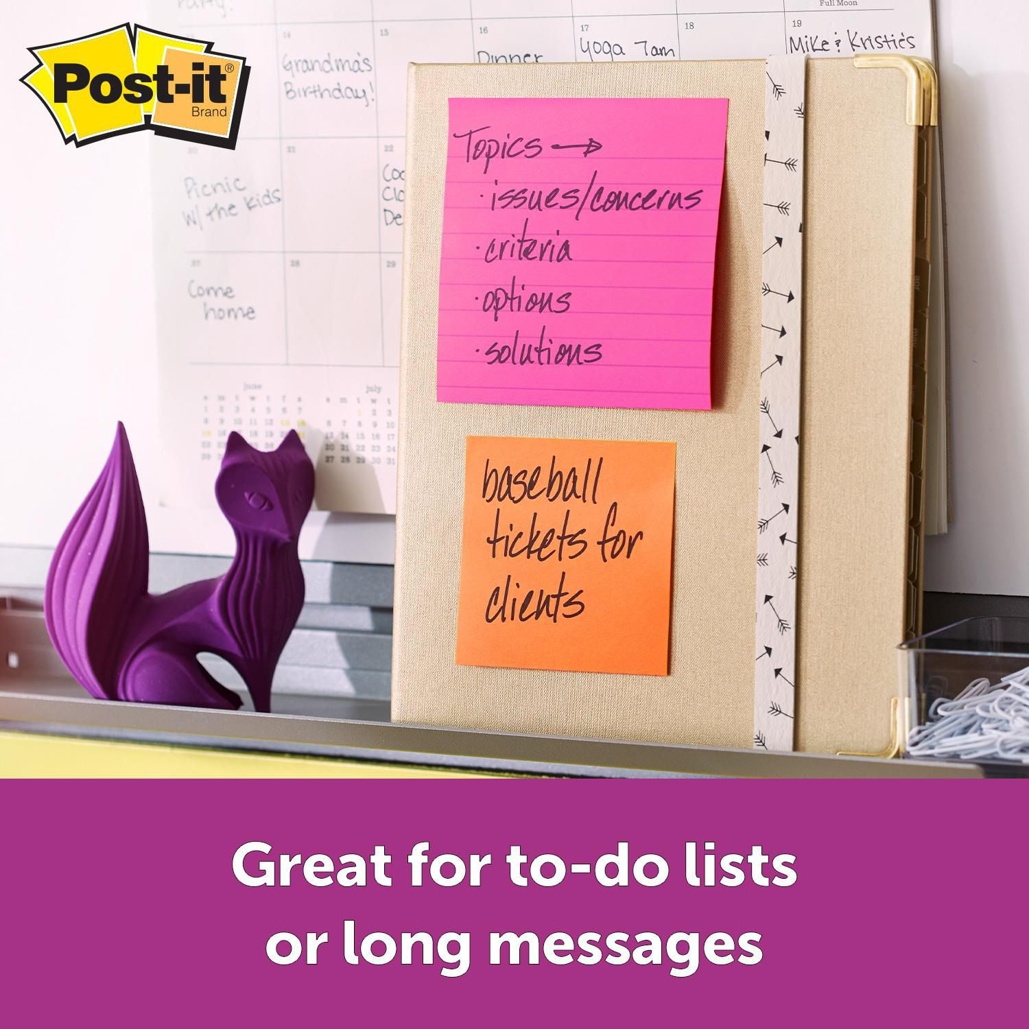 Post-it® Super Sticky Notes 654-5SSUC-C, Rio de Janeiro Collection