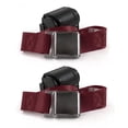 thumbnail image 1 of Burgandy Retractable Bucket Seat Belt Kit for 1933-1934 Early Cars Airplane 2 Point - 2 Belts, 1 of 1