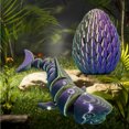 thumbnail image 4 of Birdeem Fish Tank Decorations, Fish Tank Decoration, Sharks Ornament Fish Tank Coffee Table Ornament All Joint Movable Standing Small Gift, Shark Tank Products, 4 of 5