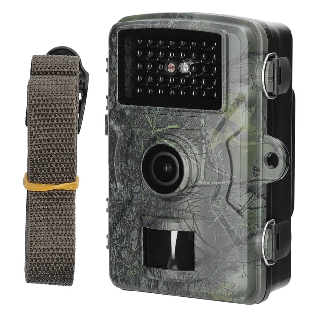 16MP 1080P Portable Day Night Photo Video Taking Trail Multi-function Outdoor Huntings Animal Observation House Monitoring Photo Video Taking IP66 Waterproof with 38 Infrared Lights
