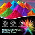 thumbnail image 4 of Powder Coating | Perfect for Metal Surfaces | Car Paint | Building Materials | Powder Paint for Steel Structures, Factories, Buildings, Playgrounds, Gardens (Gold 32 oz), 4 of 9
