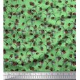thumbnail image 1 of Soimoi Cotton Poplin Fabric Brush Stroke & Insect Decor Fabric Printed Yard 56 Inch Wide, 1 of 3