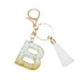 thumbnail image 2 of Clearance! New White Tassel Letter Key Chain Crystal Drop Pendant Fashionable Bag Key Chain Liquidation Pallet Sales & Deals #35, 2 of 2