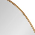 thumbnail image 3 of Kate and Laurel Zayda Metal Oval Mirror, Gold 24x36, 3 of 8