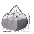 thumbnail image 3 of Home Textile Storage - Sturdy Mesh Laundry Hamper Bag for Laundry Room Bathroom Kids Room College Dorm or Travel, 3 of 6
