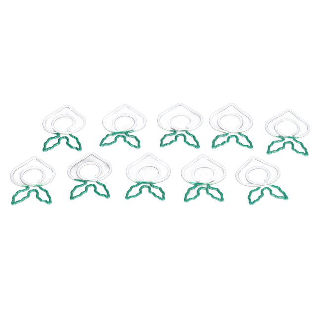 Clips Papier, 100 Pcs Lumière Processus Portable Galvanoplastie en Forme de Trombones pour le Bureau pour les Documents Radis Blanc