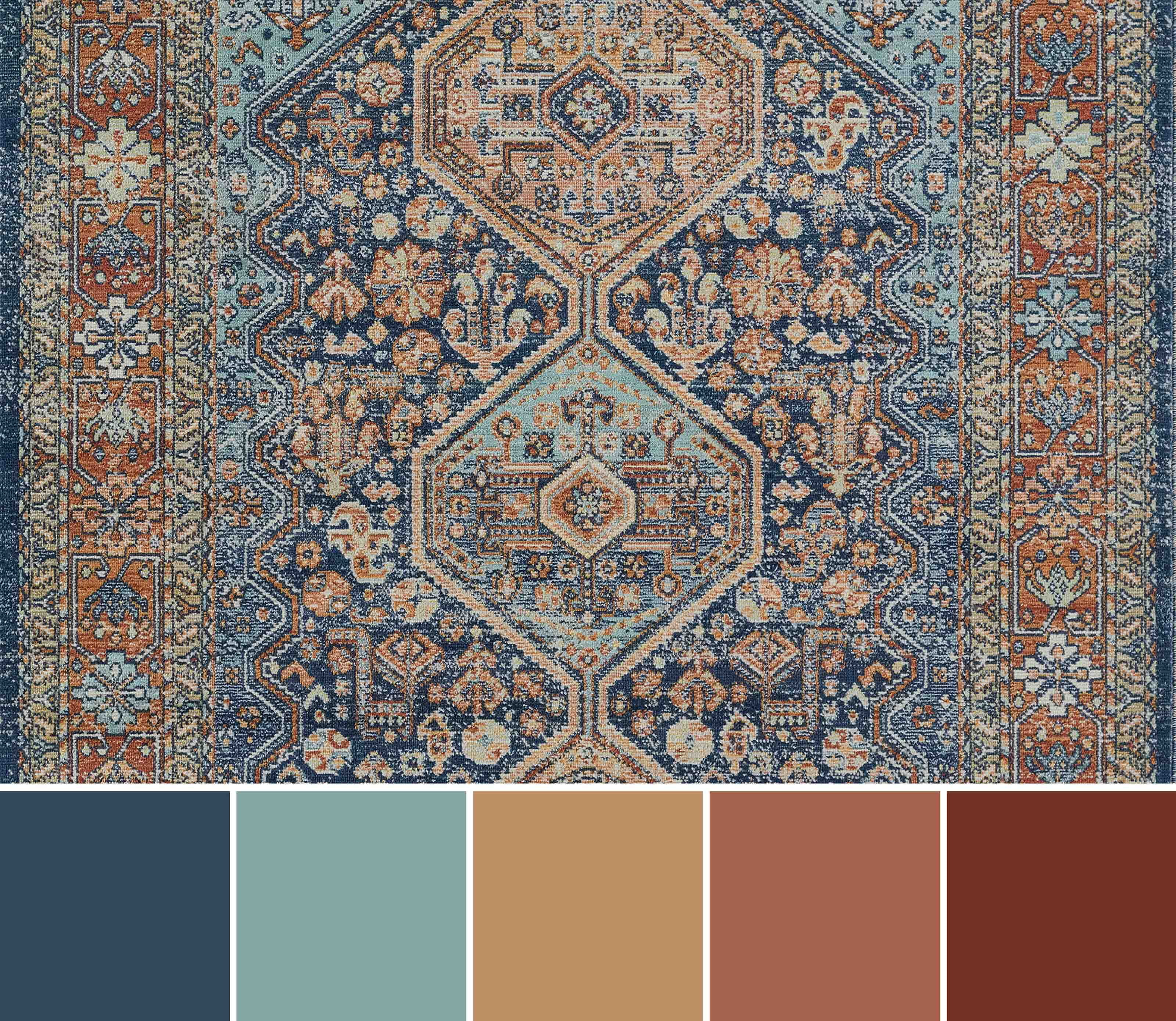ECARPET Alicia Tapis pour Salon, Chambre, Salle A Manger, Entrée, Couloir et Plus Encore.