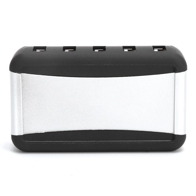 Rdeghly Hub USB 7 Ports, Station d'Accueil Hub d'Extension avec Support pour Bureau pour Ordinateurs