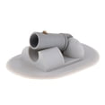 thumbnail image 3 of Bateau Gonflable Bateau de Sport Auvent de Bateau Protection Solaire Auvent Fixation Support de Tuyau - Gris, 3 of 8