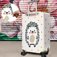 thumbnail image 5 of Travel Luggage Cover Suitcase Protector Fits 18-32 Inch Luggage Wheel Covers Patterned Travel Related Items Flower Luggage Protector Elastic Luggage Anti-scratch Suitcase Cover XL, 5 of 5