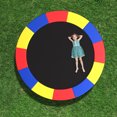 thumbnail image 2 of Gymax Housse de Ressort pour Trampoline 12 Pi avec Conception Séparée, Surface Imperméable, Rembourrage en Mousse EPE, Multicolore, 2 of 10