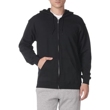 Gildan mens Heavy Blend 8 oz. 50/50 Full-Zip Hood(G186)-BLACK-5XL