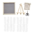 thumbnail image 2 of Tnarru Letter Board Desk Ornament, Changeable Message Board with Letters Numbers & Symbols for Restaurant Hotel Farmhouse Decor Gray, 2 of 8