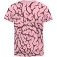 thumbnail image 2 of T-Shirt Adulte Halloween Cerveaux Roses Partout, 2 of 2