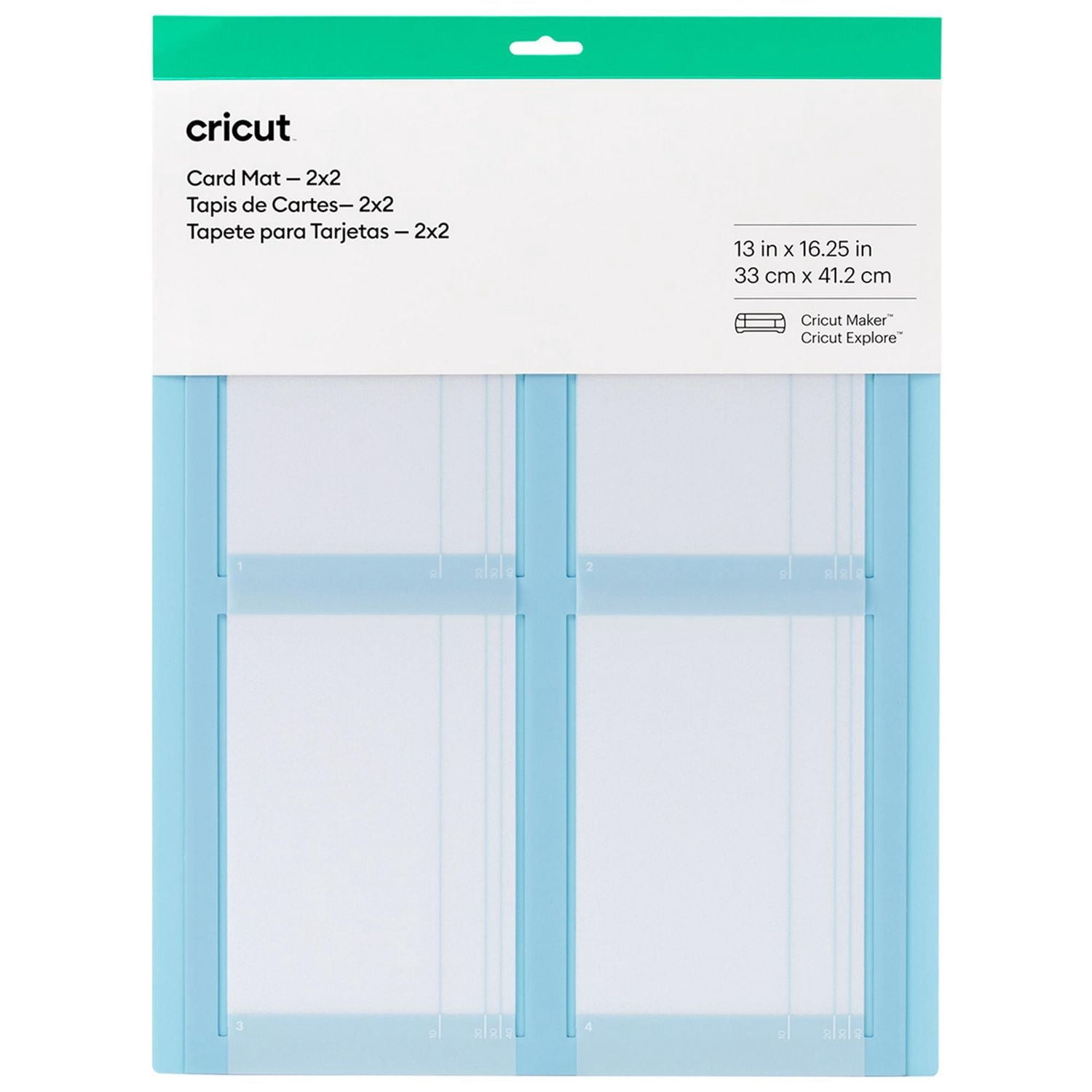 Tapis dédié pour cartes Cricut – 2 x 2