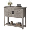 thumbnail image 2 of Kojooin Farmhouse Console Table, Entryway Table with Storage Shelf, Coffee Bar Cabinet, Sofa Tables Buffet Sideboard for Kitchen, Hallway, Dining, 2 of 8