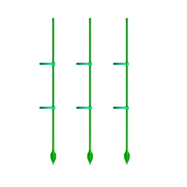 3 Pcs Support Anti-Localisation pour Plantes Support de Fleurs et Plantes Poteaux de Support Tige Réutilisable Support Fixe Outil de Jardinage 11,81 Pouces